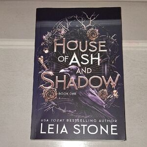 House of Ash and Shadow Book by Leia Stone - Black Cover